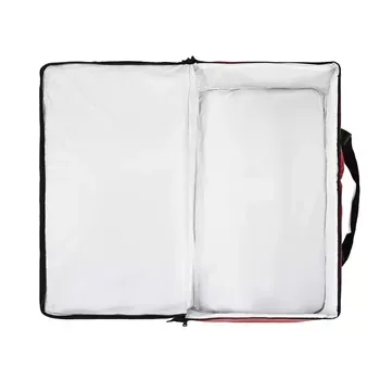 Custom Insulated Red 600D Lunch Cooler Bag
