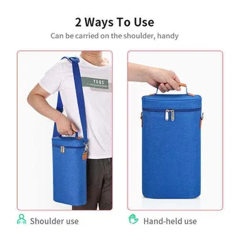 600D Two-Bottle Wine Shoulder Cooler