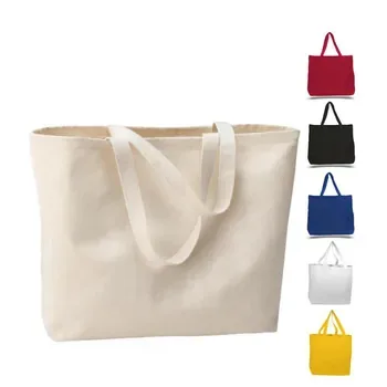 Custom Cotton Canvas Shopping Tote ZG20250408M3