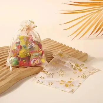 Custom Mesh Silk Drawstring Gift Bag ZG20241122A5