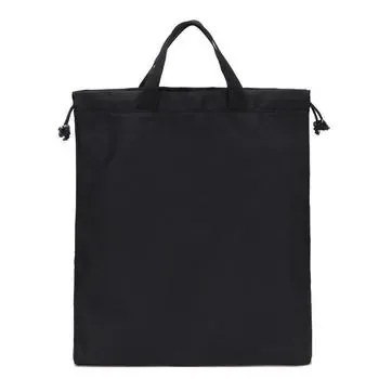 Custom Waterproof Black Oxford Drawstring Gift Bag