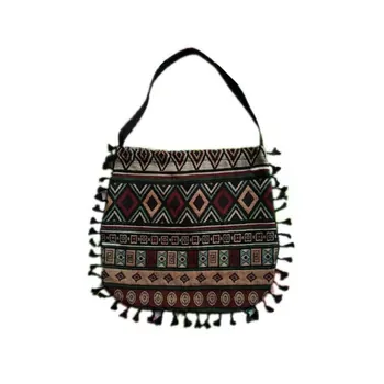 Custom Striped Cotton Canvas Beach Tote