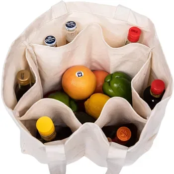 Custom Cotton Canvas Grocery Tote ZG20250219M1