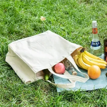 Custom Cotton Canvas Grocery Tote ZG20250219M1