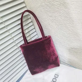 Custom Velvet Shopping Bag ZG20251127A4