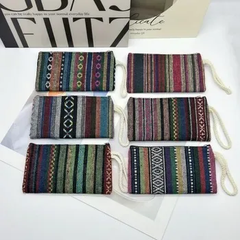 Custom Striped Cotton Shopping Bag
