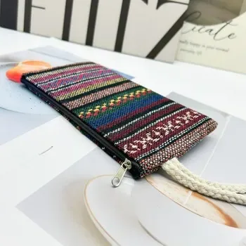 Custom Striped Cotton Shopping Bag